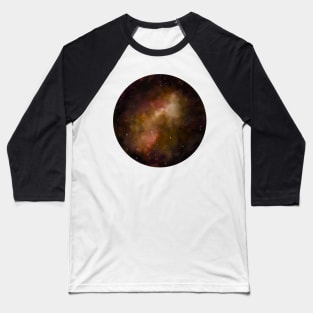 Orange galaxy Baseball T-Shirt